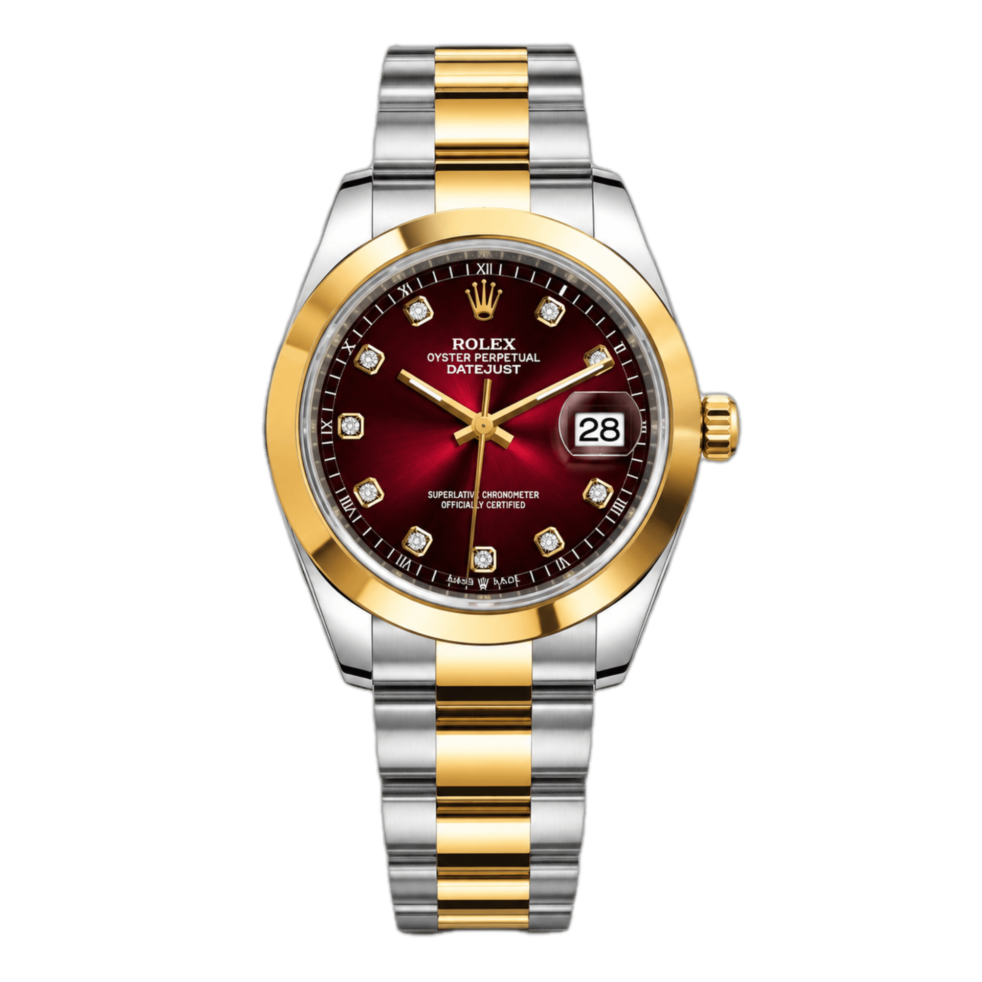 Rolex Oyster Perpetual Datejust – Burgundy Gold Edition